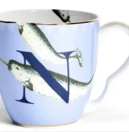 Yvonne Ellen mug con iniziale N