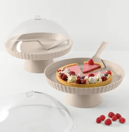 BLIM PLUS ALZATA TORTIERA AGORA' 30cm MOKA GREY