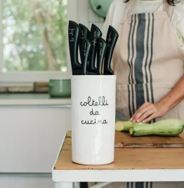 PORTACOLTELLI IN GRES COLTELLI DA CUCINA