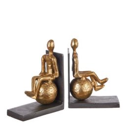 L'OCA NERA - FERMALIBRI SCULTURA - SET 2 PZ